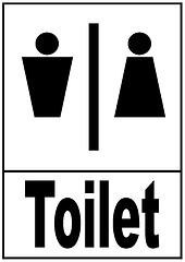 Image showing Toilet Sign