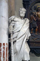 Image showing Statue of saint