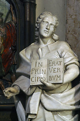 Image showing Statue of saint