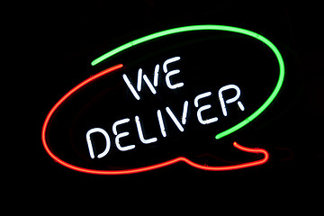 Image showing We Deliver