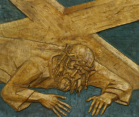 Image showing 7th Station of the Cross