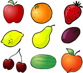 Image showing Fruit illustration