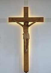 Image showing Jesus crucified on the cross