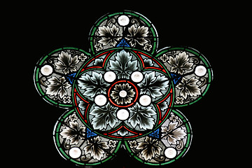 Image showing Stained glass, Zagreb cathedral