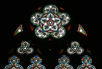 Image showing Stained glass, Zagreb cathedral