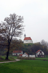 Image showing Beautiful small rural church in Croatia