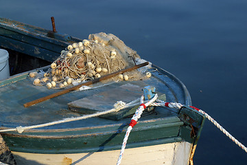 Image showing Old rowing boat