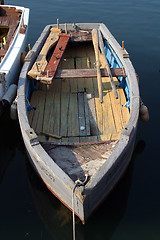 Image showing Old rowing boat