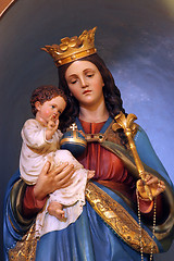 Image showing Blessed Virgin Mary with baby Jesus