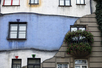 Image showing Hundertwasser House, Vienna, Austria