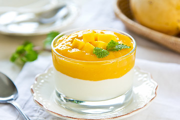 Image showing Mango  yogurt