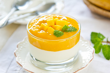 Image showing Mango  yogurt