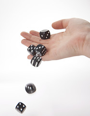 Image showing Casting dice