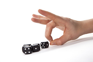 Image showing flick the dice