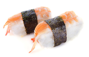 Image showing shrimps shushi