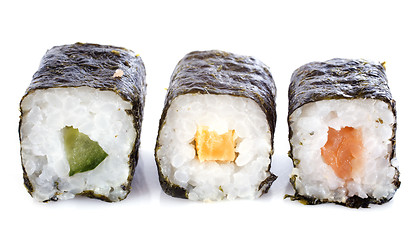 Image showing sushi rolls