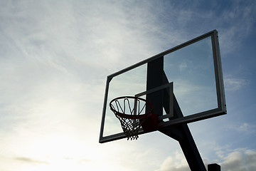 Image showing Basketball hoop