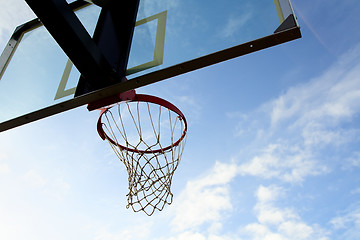 Image showing Basketball hoop