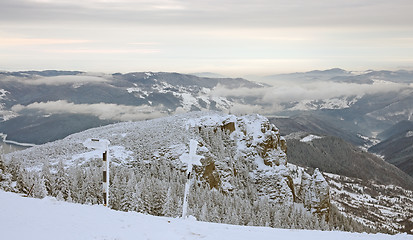 Image showing Winter mountain landscape 