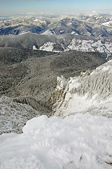 Image showing Snow mountains