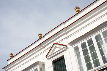 Image showing Part of a white facade.