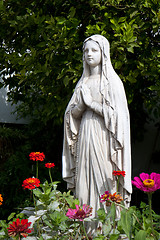 Image showing Virgin Mary statue.