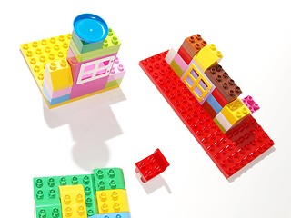 Image showing Colorful plastic toys