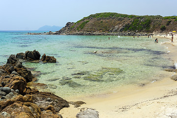 Image showing Beach near Villa Simius Sardinia Italy