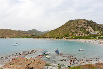 Image showing Beach near Villa Simius Sardinia Italy