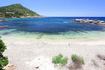 Image showing Beach near Villa Simius Sardinia Italy