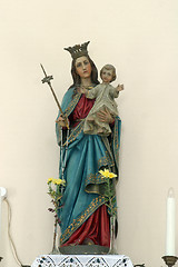 Image showing Blessed Virgin Mary with baby Jesus