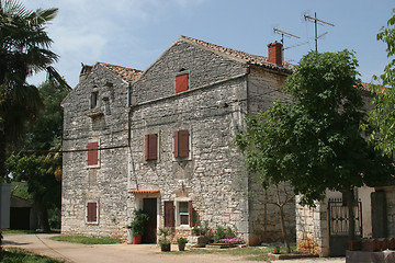 Image showing A typical little old village in the Istria, Croatia