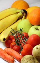 Image showing Fruits and vegetables