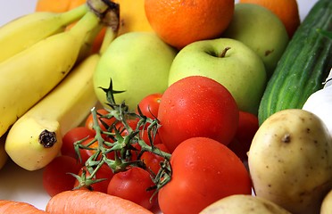 Image showing Fruits and vegetables