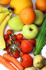 Image showing Fruits and vegetables