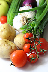 Image showing Fruits and vegetables