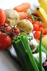 Image showing Fruits and vegetables