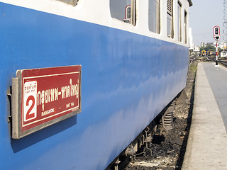 Image showing Train in Bangkok, Thailand