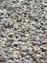 Image showing Irregular shaped pebbles