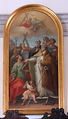 Image showing Holy Trinity and Saints