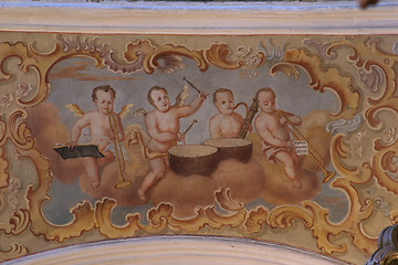 Image showing Musician angels