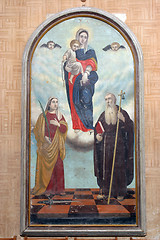 Image showing Virgin Mary, Saint Fosca and Saint Anthony the Great