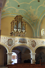 Image showing Church choir with organ