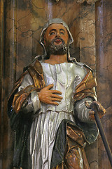 Image showing Statue of saint