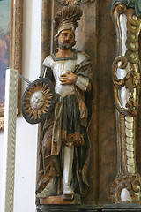 Image showing Statue of saint