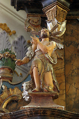 Image showing Statue of saint