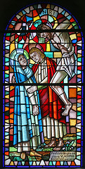 Image showing Virgin Mary and Saint John under the cross