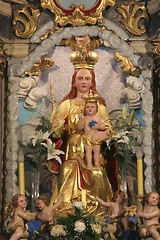 Image showing Blessed Virgin Mary with baby Jesus