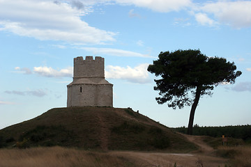 Image showing Ancient church on the hill in Nin, Croatia