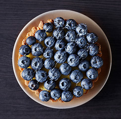 Image showing blueberry cake